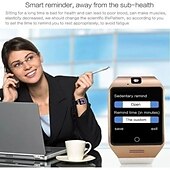 cheap Smartwatch-Q18 Smart Watch 1.54&#039;&#039; Smartwatch Fitness Running Watch with Camera and Sim Card Bluetooth Pedometer Call Sedentary Message Reminder Step Tracker Compatible with Android iOS  Hands-Free Calls Unisex