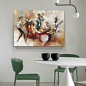 voordelige Schilderijen van mensen-olieverfschilderij handgemaakt groot formaat schilderij handgeschilderde kunst aan de muur abstracte mensen canvas schilderij woondecoratie decor geen frame schilderij alleen