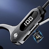 זול אוזניות ספורט-אוזניות הולכת עצם Bluetooth 5.3 אוזניות וו אוזניים אלחוטיות ipx5 אוזניות ספורט עמידות למים אוזניות קלות משקל עם מיקרופון