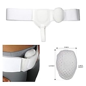 cheap Braces &amp; Supports-1 pc Inguinal Groin Hernia Belt for Men and Women with Removable Compression Pad and Adjustable Waist Strap Hernia Support Truss for Inguinal Incisional Hernias Left/Right Side - Black