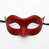 economico favore di partito-maschera da ballo in maschera uomo mezza maschera per il viso festa di halloween zoro ball show performance maschera piatta