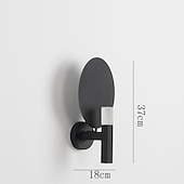 economico Luci da parete-applique da parete a led luce calda cerchio design ferro da interno applique da parete per camera da letto bagno corridoio porta scala 110-240v