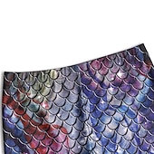 cheap Printing-Pants Cosplay Costume Bodysuit Mermaid Carnival Costume Full Body Suit Women's Cosplay Sexy Costume Mermaid Spandex Lycra Costume for Halloween Carnival Masquerade Adults'