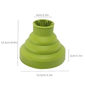abordables Fer à friser-Sèche-cheveux diffuseur universel pliable boucles sèche-cheveux cheveux curl diffuseur couverture sèche-cheveux accessoires outil de coiffure