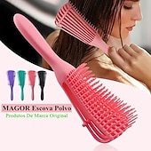 voordelige Kammen &amp; haarborstel-zelfreinigende haarborstel3d luchtkussen massager borstel airbag massage kam borstel vormkam zelfreinigende haarborstel voor vrouwen geweldig voor vrouwen in kappersborstel