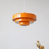 billige Øylys-led pendellampe oransje skjerm pendellampe kjøkkenøy hengende lysekrone lysarmaturer mørkegrønn soverom nattbord justerbar taklampe hengende lampe