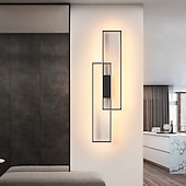 お買い得  LEDウォールライト-lightinthebox LED ウォールライト屋内黒長方形ダブルライト壁掛けライト現代の LED 金属壁照明寝室のダイニングルームのベッドサイドランプリビングルーム
