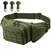 cheap Bookbags-Men Waist Pack Nylon Hiking Phone Pouch Outdoor Sports Climbing Camping Belt Bag, Back to School Gift