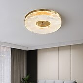abordables Luces de techo-Luz de techo led regulable 40cm 50cm diseño circular luces de techo cobre estilo formal básico led moderno 110-240v