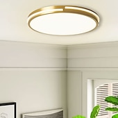 お買い得  シーリングライト-led シーリング ライト サークル ラウンド デザイン 50 cm フラッシュ マウント ライト銅リビング ルーム 110-240 v