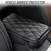 abordables Appuie-tête pour voiture-Housse de protection universelle étanche pour accoudoir de console centrale pour SUV camion voiture – Housse de siège douce et protectrice