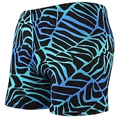 voordelige heren boxer zwembroek-Voor heren Badpak Lange zwembroeken Zwemshorts Boardshorts Zomer korte broeken Afdrukken Haai Brief 3D Ademend Sneldrogend Feestdagen Zwembad Sexy Rekken 1 5 Lage Taille Rekbaar