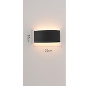 ieftine Lumini LED de Perete-aplice de perete cu led lightinthebox corp de perete cu jumătate de cilindru auriu aplice de perete din metal cu 1 lumină postmodernă aplice în sus și în jos aplice de perete din cupru