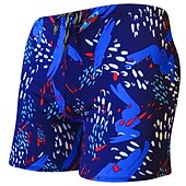 voordelige heren boxer zwembroek-Voor heren Badpak Lange zwembroeken Zwemshorts Boardshorts Zomer korte broeken Afdrukken Haai Brief 3D Ademend Sneldrogend Feestdagen Zwembad Sexy Rekken 1 5 Lage Taille Rekbaar