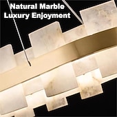 levne Kruhový a kulatý design-led závěsné světlo mramor měděný design kola vozu 60 cm 40w moderní zlatý luxusní lustr domácí hotel restaurace umění osvětlení lampa dekorace závěsné světlo kabel nastavitelný 110-220v