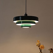 billige Øylys-led pendellampe oransje skjerm pendellampe kjøkkenøy hengende lysekrone lysarmaturer mørkegrønn soverom nattbord justerbar taklampe hengende lampe