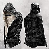 preiswerte Fleecejacke für Herren-Herren Grafik-Drucke camuflaje Wintermantel Fleecejacke Mantel Warm Atmungsaktiv Komfortabel Modisch Strassenmode Casual Sport &amp; Natur Freizeitskleidung Ausgehen Zip Tasche Bedruckt Herbst Winter