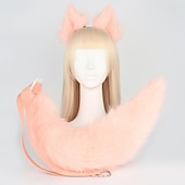 abordables Accessoires de coiffure-pince à queue de renard oreilles de chat pattes de loup gants costume de cosplay carnaval fantaisie accessoires de costume de fête