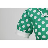 levne Šaty-Puntíky Retro 50. léta Šaty Flare šaty Puntíky Dámské Karneval Plesová maškaráda Denní nošení Rande loučení se svobodou nevěsty Dospělé Šaty Šaty pro návrat domů
