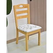 baratos Capa para Cadeira de Jantar-capa de cadeira de jantar capa elástica para cadeira boho capa de assento removível lavável protetor de cadeira capas de almofada para jantar, escritório