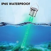 abordables Luces de paisaje-Luz colgante solar al aire libre linterna led para patio jardín colorido al aire libre palo acrílico lámpara solar para patio jardín árbol decoración iluminación 1x 2x