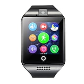 cheap Smartwatch-Q18 Smart Watch 1.54&#039;&#039; Smartwatch Fitness Running Watch with Camera and Sim Card Bluetooth Pedometer Call Sedentary Message Reminder Step Tracker Compatible with Android iOS  Hands-Free Calls Unisex