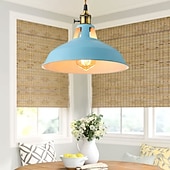 ieftine Lumini insulare-led pandantiv candelabru industrial de culoare macaron candelabru creativ modern reglabil din metal e27 este aplicabil pentru camera de zi, insulă de bucătărie și hotel