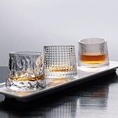 tanie Akcesoria do napojów-bar obrotowy whisky białe wino kubek gyro gospodarstwa domowego piwo kieliszek do czerwonego wina shaker kubek kubek whisky kostka lodu kostkarka do lodu