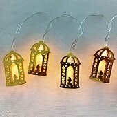 رخيصةأون أضواء زينة رمضان-أضواء رمضان الديكور eid mubarak moon star led string light 3m 20leds ramadan decoration 2023 islam muslim party decor ramadan kareem lights garland on battery or usb