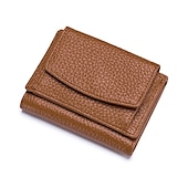 preiswerte Kartenhalter und Etuis-Echte Leder Damen Geldbörsen und Taschen Mode kleine Brieftasche mit mini Münzfach RFID-blockierende Geldbörse