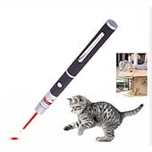 cheap Cat Toys-1PCS Laser Pointer, Red, Green And Purple Three-color Laser Pointe Portable Handheld Flashlight Cat Toys Red Dot Cat Toy For Indoor Cats Dogs LED Light Pointer Interactive Cat Toys