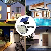 economico Applique per esterni-applique da parete di sicurezza solare esterna 106led con sensore di movimento telecomando ip65 impermeabile 120 angolo di illuminazione applique da parete di sicurezza solare