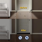 economico forniture edilizie-1pc tappo antispiffero da 36,6 pollici sotto la porta antirumore nero tappi per fessure porta d&#039;ingresso paraspifferi per la parte inferiore delle porte regolabile doppia porta tiraggio