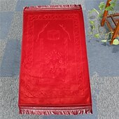 abordables Tapis et carpettes-tapis de prière musulman doux et confortable couverture de culte raschel antidérapant résistant à l&#039;usure