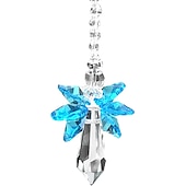 tanie Łapacze snów-Rainbow angel crystal suncatcher kolorowa zawieszka wisząca dekoracja do domowego ogrodu samochodowego