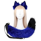 abordables Accessoires de coiffure-pince à queue de renard oreilles de chat pattes de loup gants costume de cosplay carnaval fantaisie accessoires de costume de fête