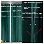 economico Articoli per la casa-3 paia clip magnetica per bottoni per tende fibbia magnetica staccabile per pulsante di prevenzione delle perdite di luce della tenda fibbia senza punzonatura decorazioni per la casa