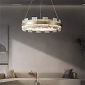 levne Kruhový a kulatý design-led závěsné světlo mramor měděný design kola vozu 60 cm 40w moderní zlatý luxusní lustr domácí hotel restaurace umění osvětlení lampa dekorace závěsné světlo kabel nastavitelný 110-220v