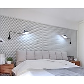 cheap Indoor Wall Lights-Simple Style Swing Wall Lamp with Dome Lampshade 1-2 Light Black Wall Lamp Suitable for Corridor Entrance Bedroom Dining Room E26/E27 Bulb
