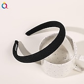 economico Accessori per acconciature-fasce larghe per donne ragazze carine copricapo alla moda in tinta unita accessori per capelli antiscivolo per regali quotidiani del festival