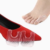 cheap Bunion Corrector-1PC Repositionable Gel Pads for Ball of Foot Cushion Protect and Relieve Metatarsal Sesamoid Pain