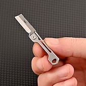 billiga Handverktyg-kapselminikniv, multifunktionella edc-verktyg, bärbar fickkniv för nyckelring, kedjedekor för utomhusbruk, överlevnad, öppna burkar, skal, frukt och fantastiska presenter till familj och vänner
