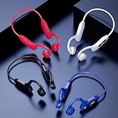 זול אוזניות ספורט-אוזניות הולכת עצם Bluetooth 5.3 אוזניות וו אוזניים אלחוטיות ipx5 אוזניות ספורט עמידות למים אוזניות קלות משקל עם מיקרופון