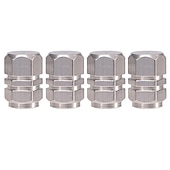 StarFire 4pcs Car Tire Valve Caps Aluminum Alloy Car Wheel Tire Valve Caps Dustproof Car Motorcycle Truck Bike For USA AIR Valve Caps3