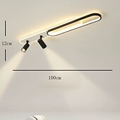 halpa kohdevalaisimet-led-kattovalot himmennettävät olohuoneeseen 80cm kohdevalot kattovalot mustat kääntyvät kiskovalaisimet kolmiväriset himmennettävät kattokohteet 3 tapa vaatekauppaan