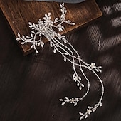 economico Accessori per acconciature-accessori per capelli da sposa per bambini accessorio per capelli ragazza fiore copricapo principessa fascia fiore bianco perla per ragazza e ragazze di fiori fascia per capelli da sposa da sposa