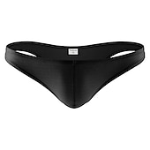 economico Slip, boxer ed intimo Uomo-Per uomo 2 confezioni Slip Poliestere Lavabile Comodo Liscio A vita bassa Nero Bianco