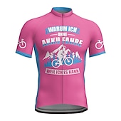 abordables Maillots Hombre-Hombre Maillot de Ciclismo Manga Corta Bicicleta Maillot Camiseta con 3 bolsillos traseros MTB Bicicleta Montaña Ciclismo Carretera Transpirable Secado rápido Dispersor de humedad Bandas Reflectantes