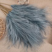 Недорогие Искусственные цветы-искусственные цветы пампасная трава восходящая блестящая трава искусственные цветы трава для свадебных букетов домашняя вечеринка украшения отеля 1 шт.