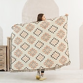 economico Coperte per divano-copridivano divano coperta asciugamano boho fodere per cani animali domestici, copridivano componibile per divanetto, a forma di l, 3 posti, poltrona, protezione per divano lavabile morbida resistente